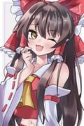 hakurei_reimu, touhou, kohakureizi9v, 1girl, ascot