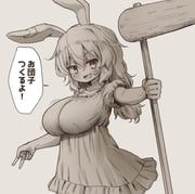 seiran_(touhou), touhou, arinu, 1girl, alternate_breast_size_(larger)
