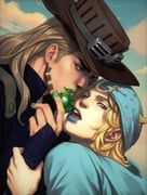gyro_zeppeli, johnny_joestar, jojo_no_kimyou_na_bouken, steel_ball_run, rensan87742114