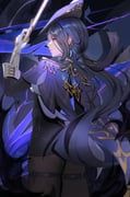 clorinde_(genshin_impact), genshin_impact, zinuzinuman2, 1girl, antique_firearm