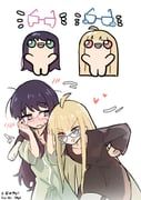 kaguya_(cho_kaguya-hime!), sakayori_iroha, cho_kaguya-hime!, t0nys, 2girls