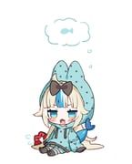 kaniki_(sameko_saba), sameko_saba, indie_virtual_youtuber, shouu-kun, >_<