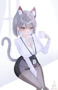 neneko_mashiro, stellive, rainy3281, 1girl, animal_ears