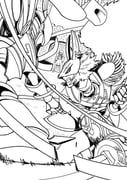diarbbitmon, knightmon, lordknightmon, tsukiyono_ruli, digimon