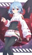 remilia_scarlet, touhou, uumaru, 1girl, ahoge
