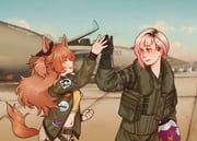 mayano_top_gun_(scramble_zone)_(umamusume), mayano_top_gun_(umamusume), tasha_(ace_combat), ace_combat, ace_combat_8