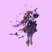 raiden_shogun, raiden_shogun_(magatsu_mitake_narukami_no_mikoto), genshin_impact, erbiarts, adapted_costume