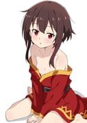 megumin, kono_subarashii_sekai_ni_shukufuku_wo!, ryo4423, 1girl, :o