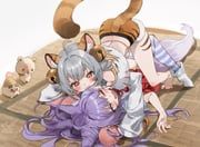 cogane_rang, inari_(tenko_shibuki), tenko_shibuki, stellive, gg_dal