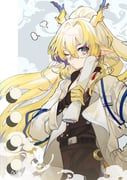 shu_(arknights), shu_(everflowing_waters)_(arknights), arknights, puyue, 1girl