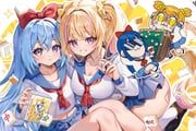 kokura_kanade_(riichi_city), pipimi, popuko, reizei_emeko, poptepipic