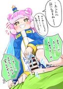 puniru_(puniru_wa_kawaii_slime), puniru_wa_kawaii_slime, c.parfait, 1boy, 1girl