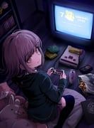 fred_flintstone, grand_dad, komaeda_nagito, monomi_(danganronpa), nanami_chiaki