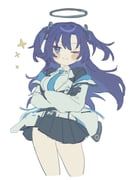 yuuka_(blue_archive), blue_archive, tokage_(pr), 1girl, ;)