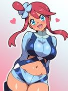 skyla_(pokemon), pokemon, pokemon_black_and_white, inaba_(tensai21), 1girl