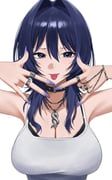 ouro_kronii, hololive, hololive_english, ravennvi, 1girl
