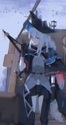 skadi_(arknights), arknights, eien_001, 1girl, ascot