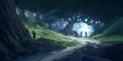 original, andreas_rocha, 1boy, bush, forest