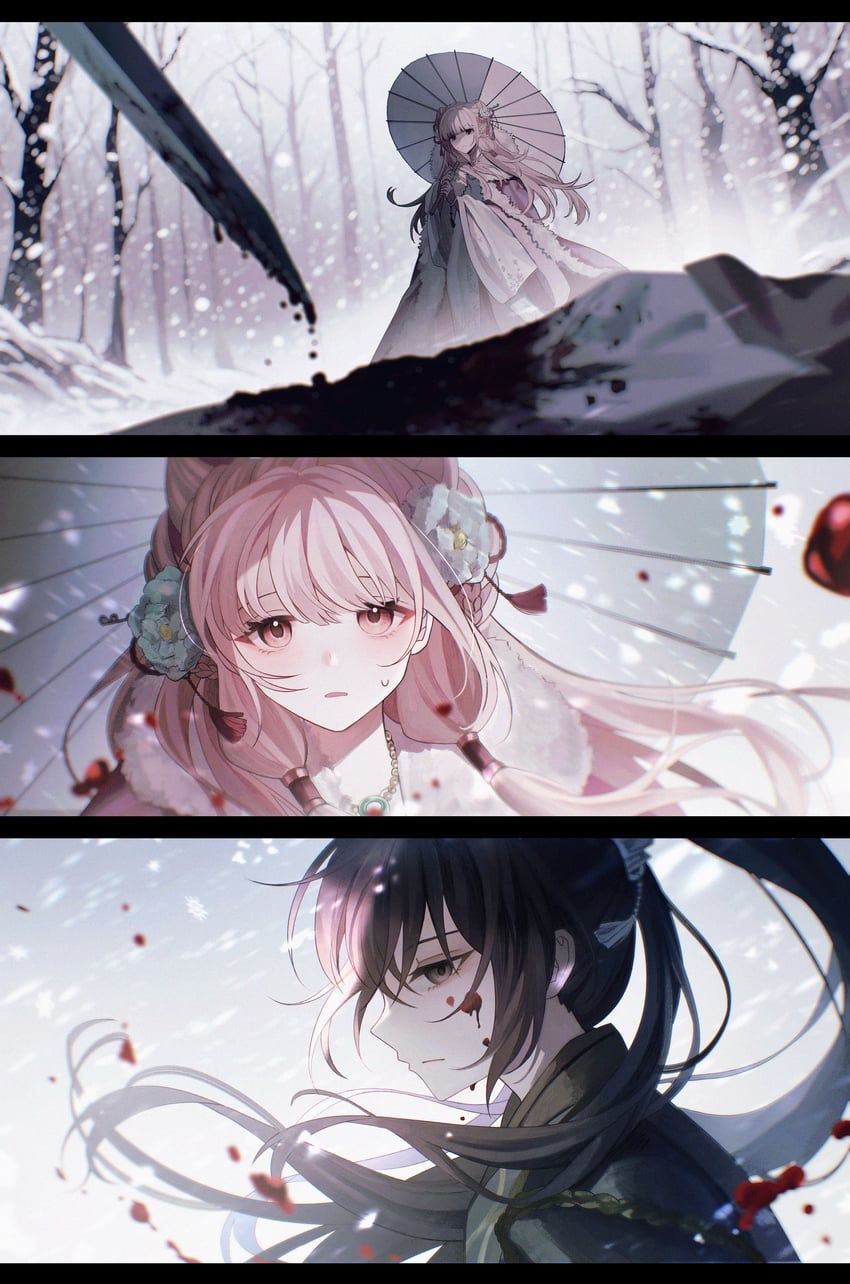 naoi_(zenbu_kowashite_jigoku_de_aishite), yoshizawa_kurumi, zenbu_kowashite_jigoku_de_aishite, guiltyskullu, 2girls
