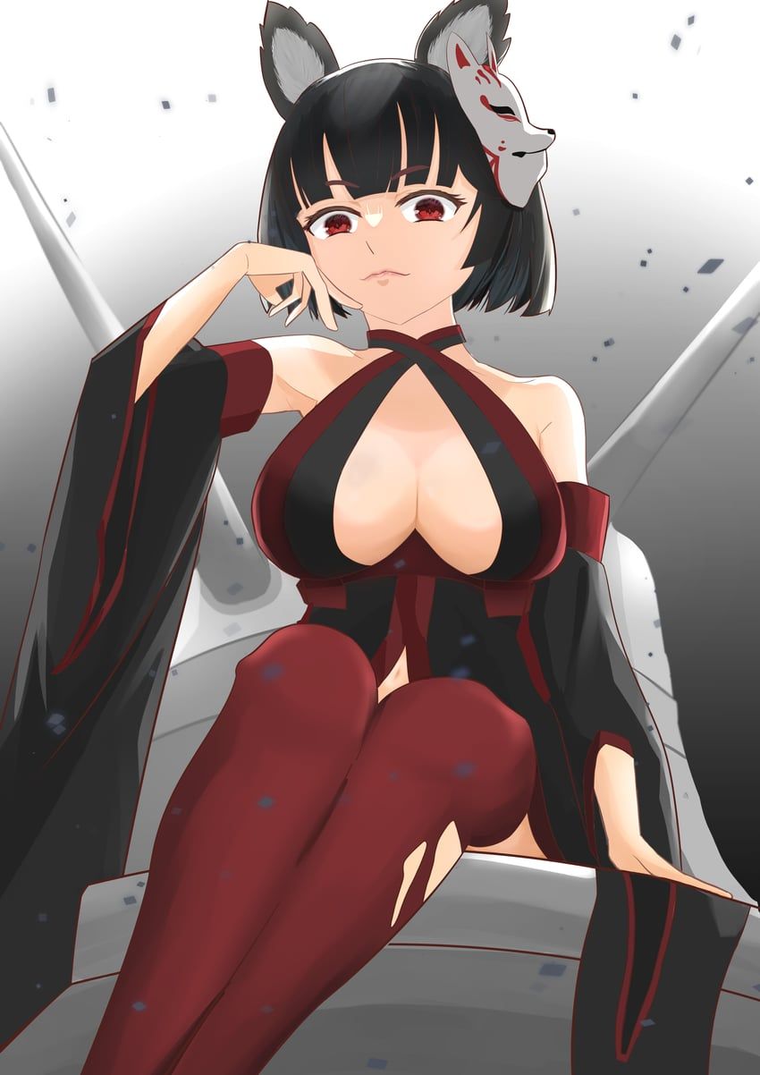 yamashiro_(azur_lane), yamashiro_(meta)_(azur_lane), azur_lane, tamaki_on, 1girl