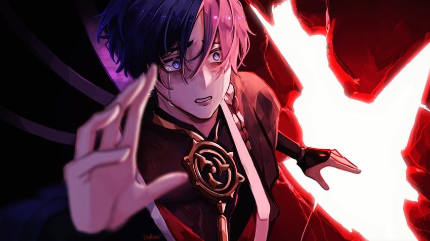 scaramouche_(genshin_impact), scaramouche_(harbinger)_(genshin_impact), scaramouche_(shouki_no_kami)_(genshin_impact), genshin_impact, moonya