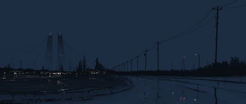 original, gracile, blue_sky, building, lamppost