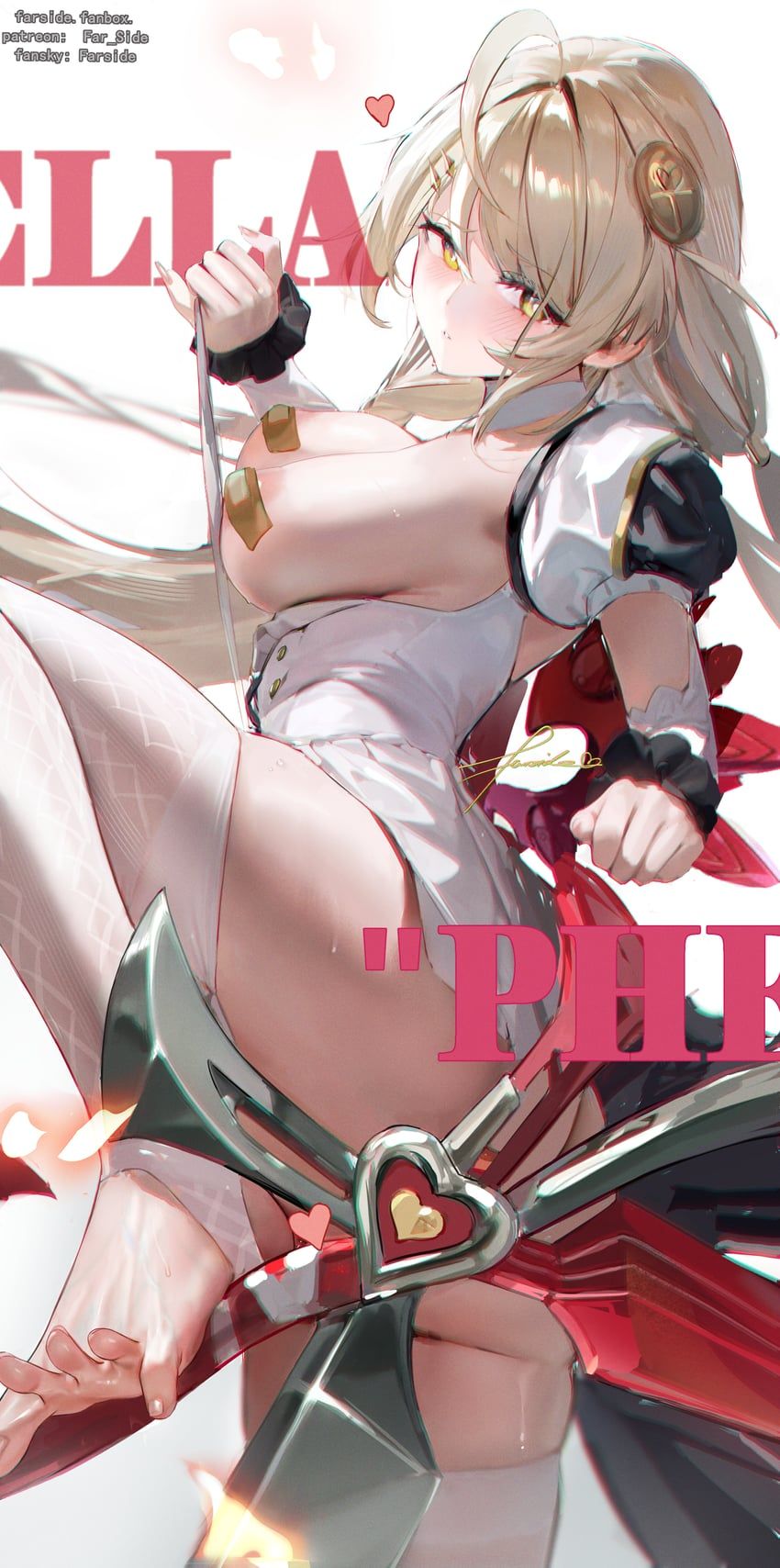 phoenix_reffaella, zenless_zone_zero, far_side, 1girl, ahoge