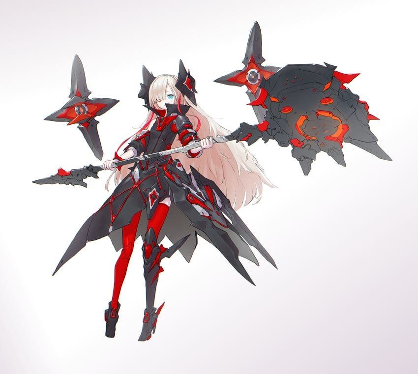 isekaijoucho, kamitsubaki_studio, xsk_(ruanmumu), aqua_eyes, asymmetrical_clothes
