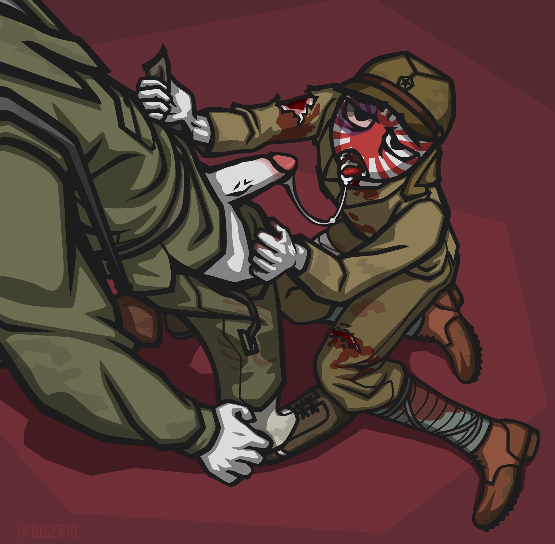 Countryhumans, Japan, diserig