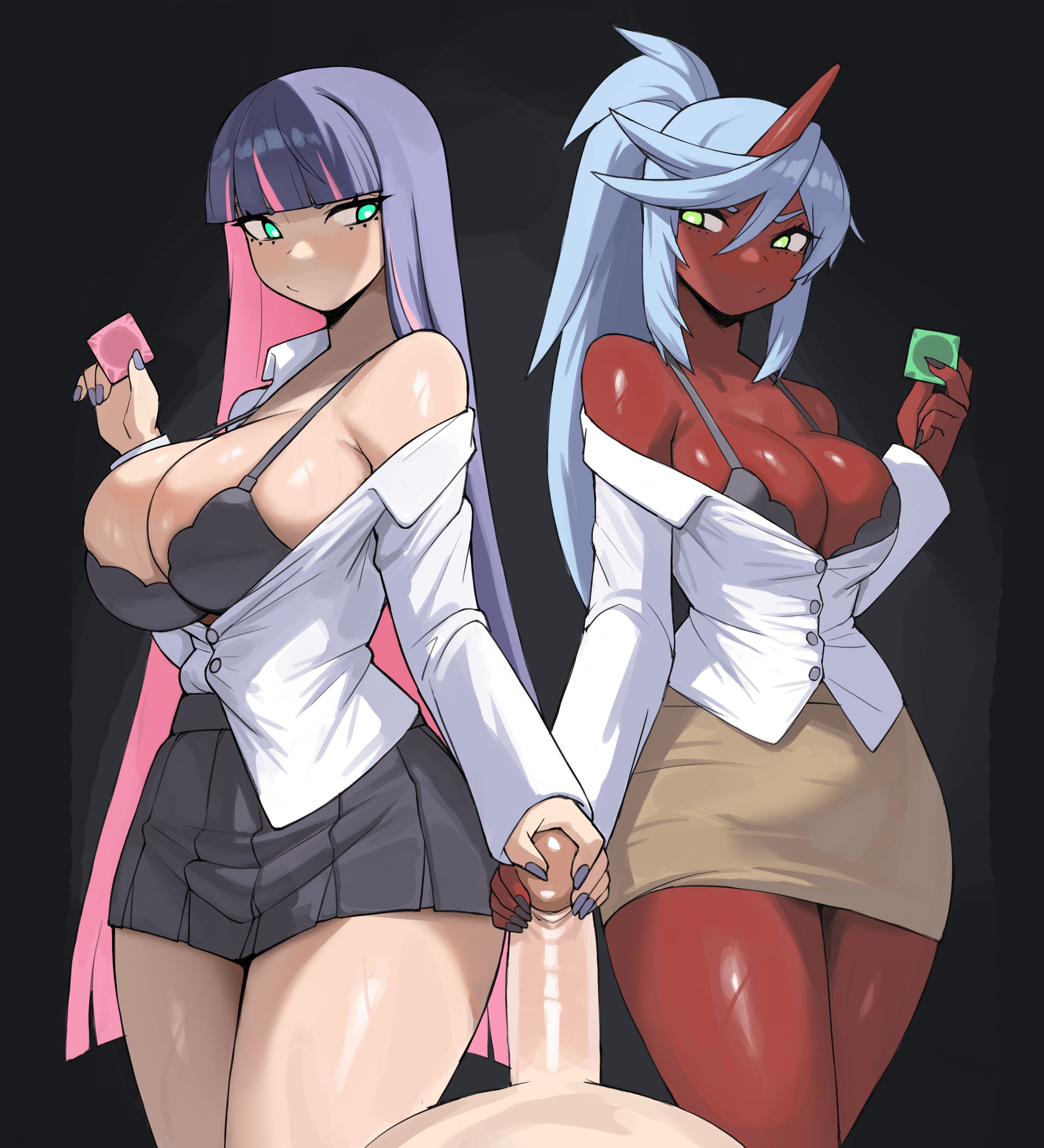 Kneesocks, Panty, Panty_and_Stocking_with_Garterbelt, donburikazoku