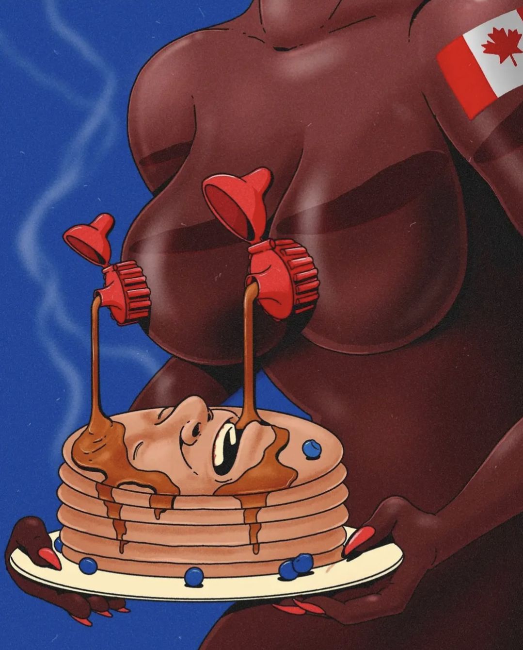 Canada, Maple_Syrup, food, inanimate, pancake