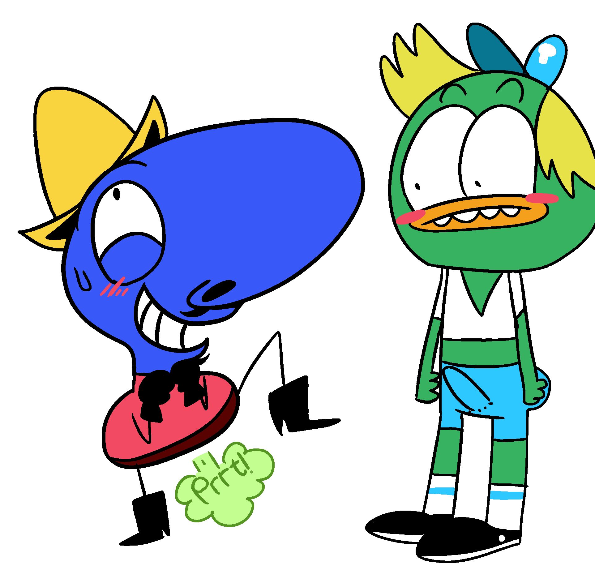 Breadwinners, SwaySway, crossover, frumplequest, frumplequest_(character)
