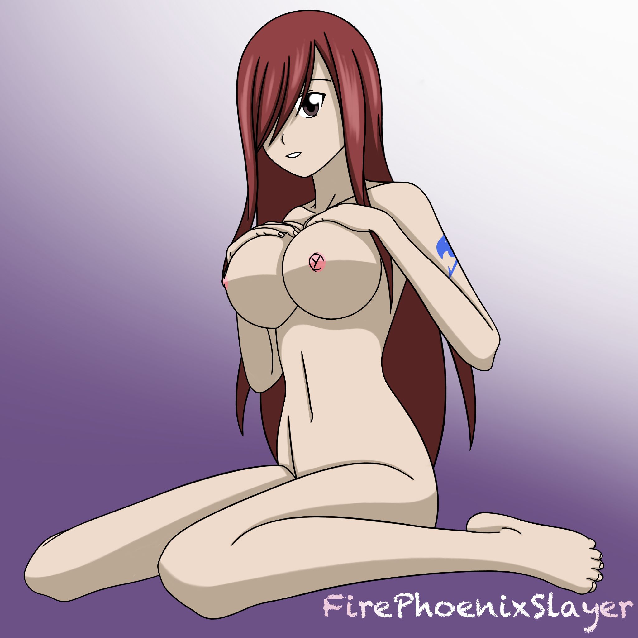 Erza_Scarlet, Fairy_Tail, firephxslayer