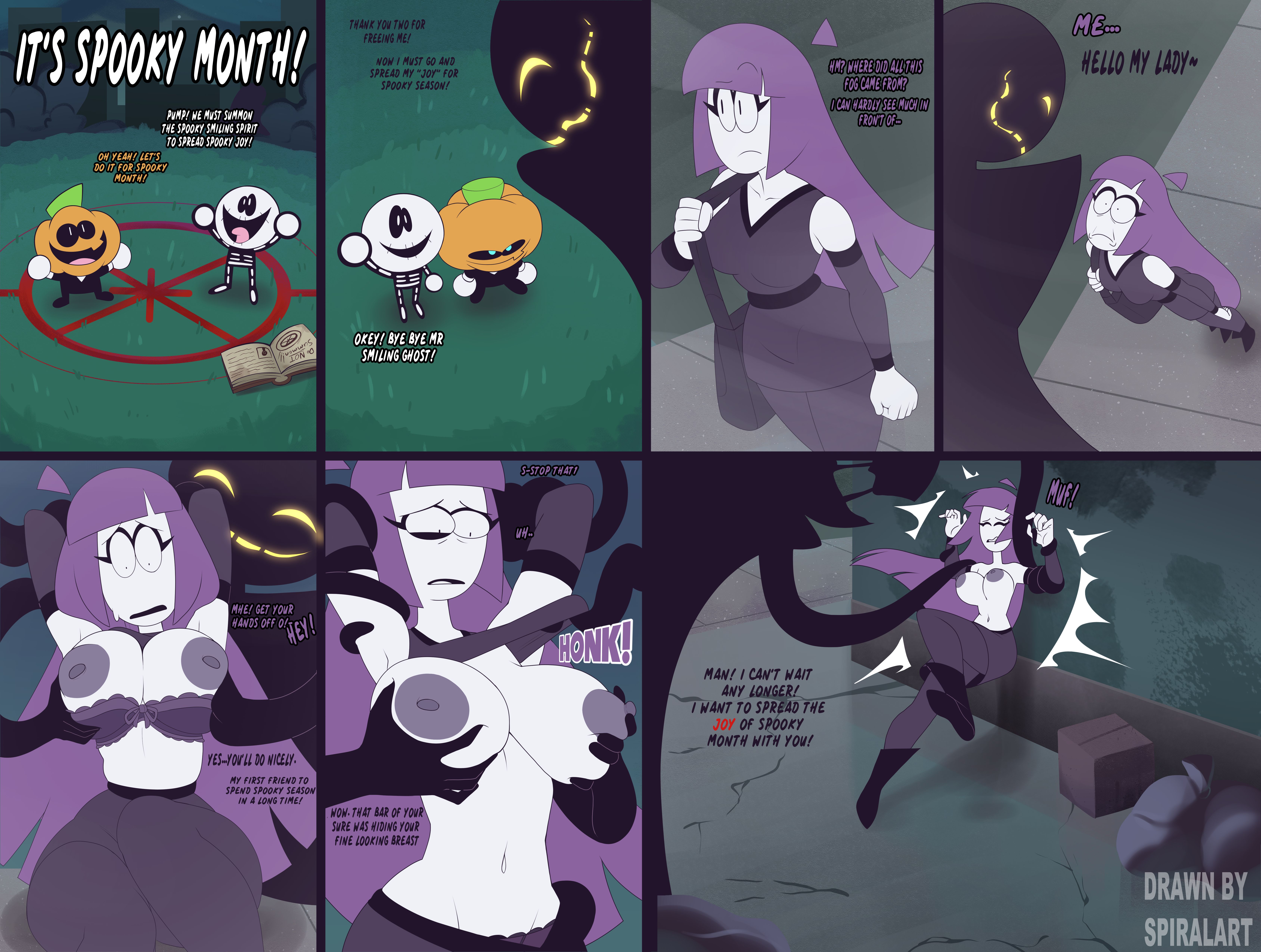 Lila, Pump, Skid, Spiralart, Spooky_Month