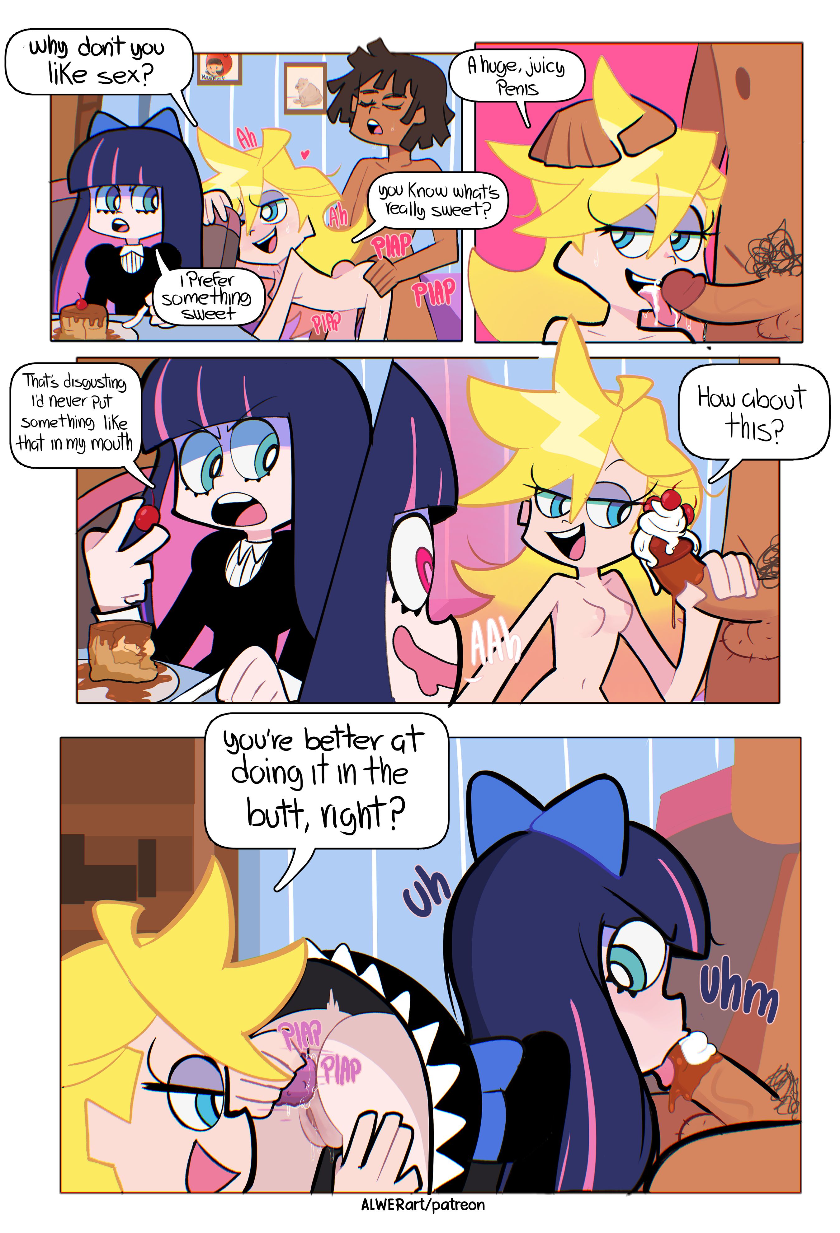ALWERart, Panty, Panty_and_Stocking_with_Garterbelt, Stocking