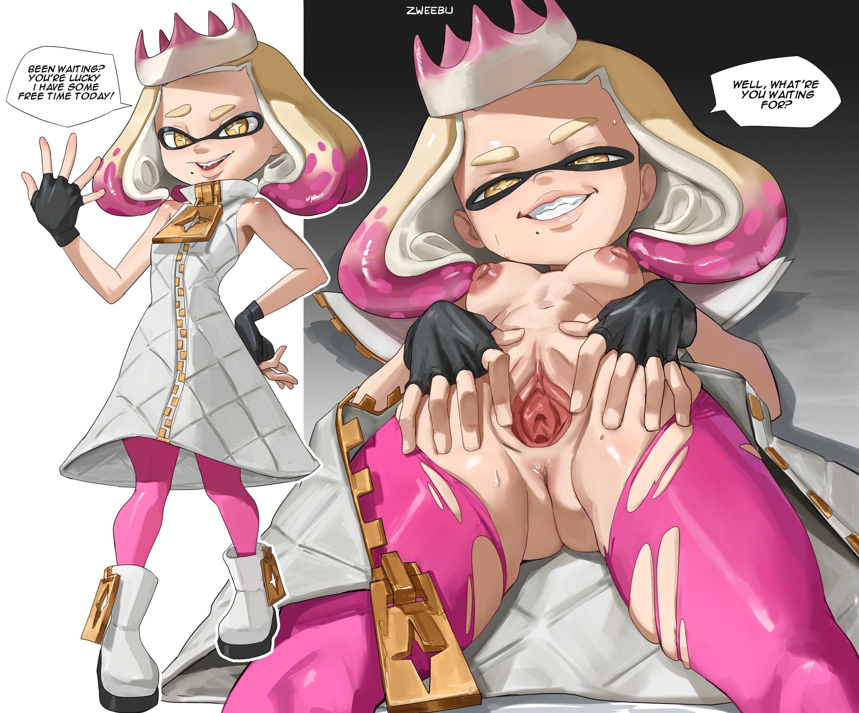 Inkling, Off_the_Hook, Pearl, Splatoon, Splatoon_2