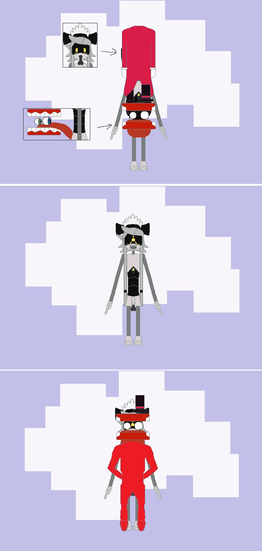 Caine, Cyn, JustSimon23, Murder_Drones, The_Amazing_Digital_Circus