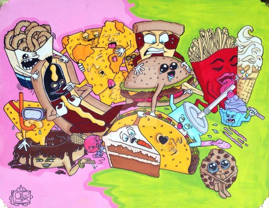 Cake, Cookie, Cupcake, Donut, French_Fries