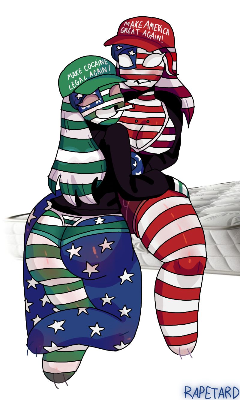 America, Countryhumans, MAGA, Republican, Rule_63