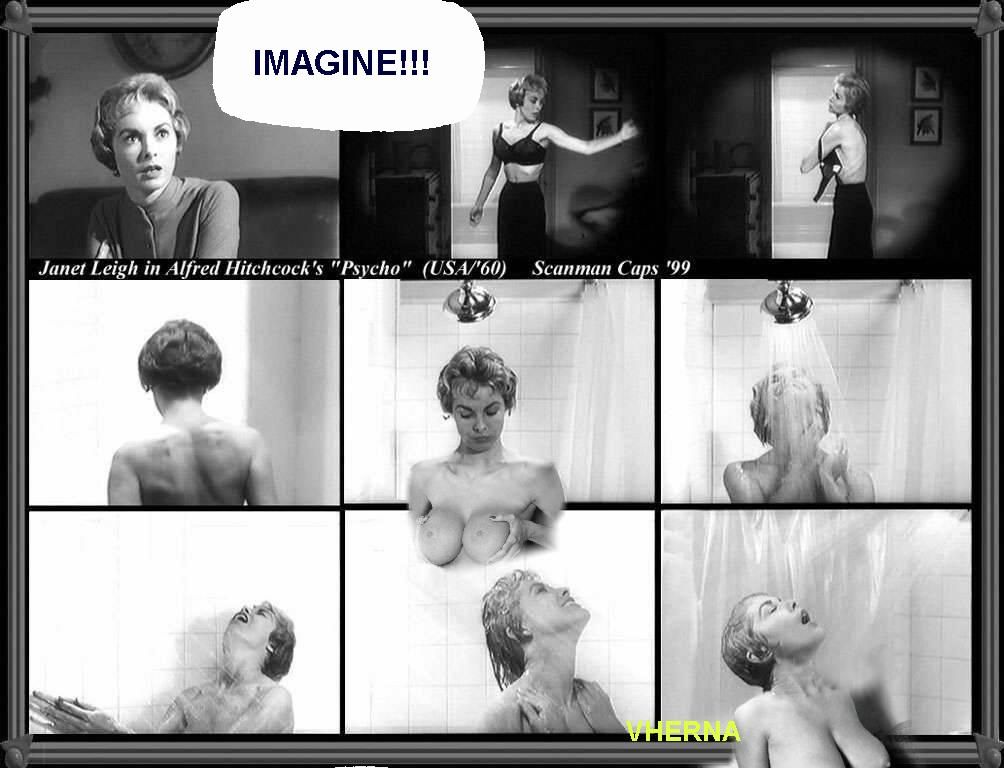 Janet_Leigh, Marion_Crane, Psycho_(Film), Vherna, fakes