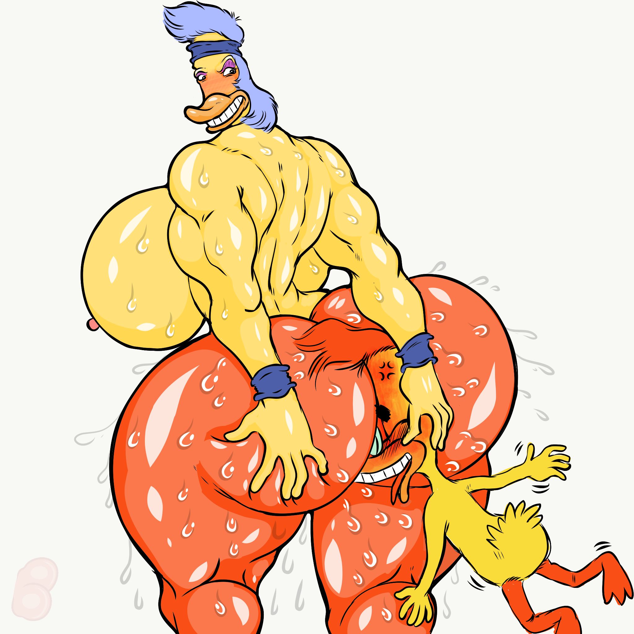 Bernice_Hufnagel, Duckman, Eric_Duckman, blastorman, lewdbeef
