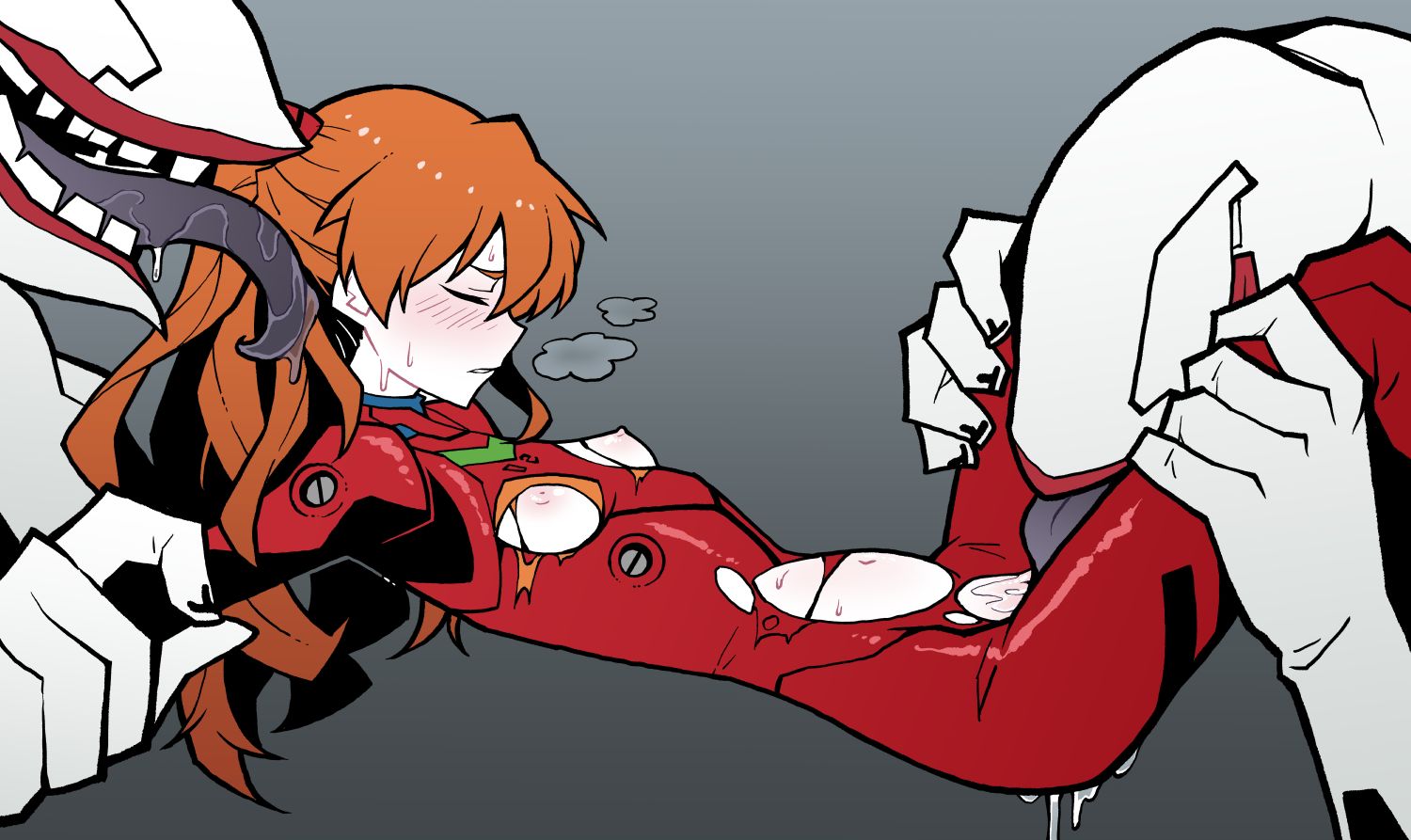 Asuka_Langley_Sohryu, Mass_Production_Eva, Neon_Genesis_Evangelion, akableak