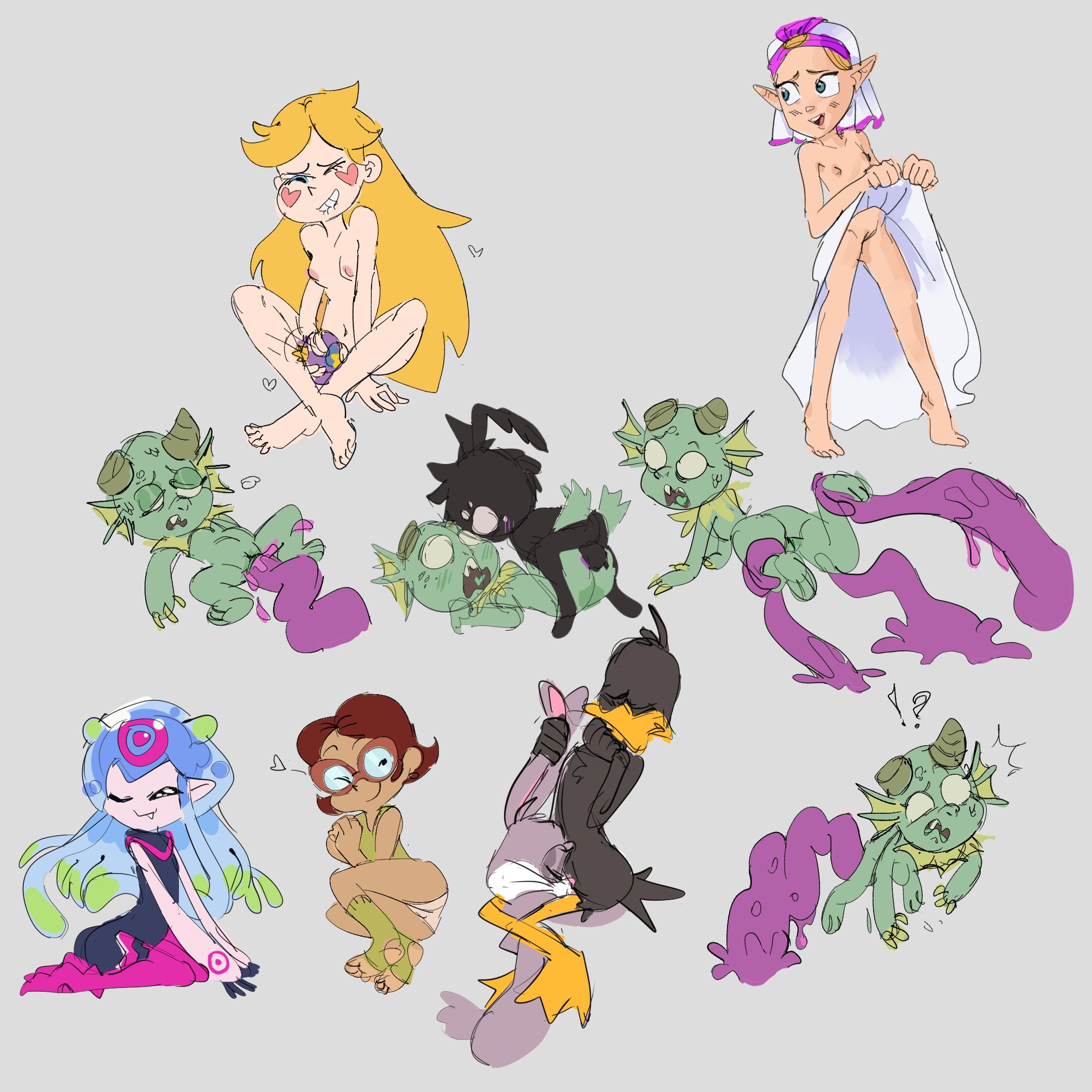 Bugs_Bunny, ChalkZone, Daffy_Duck, Legend_of_Zelda, Looney_Tunes