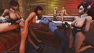 Asari, Commander_Shepard, D.Va, Dead_or_Alive, FemShep
