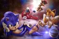 Knuckles_the_Echidna, Shadow_the_Hedgehog, Sonic_the_Hedgehog, Sonic_the_Hedgehog_(series), Tails