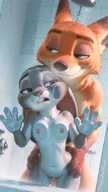 AI-generated, Judy_Hopps, Nick_Wilde, Zootopia, tricksterfox