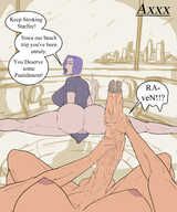 Axxx, DC, Raven, Starfire, Teen_Titans
