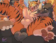 Officer_McHorn, Tiger_Dancer, Zootopia, negy