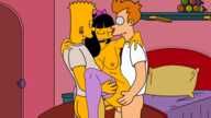 Bart_Simpson, Futurama, Jessica_Lovejoy, NONAME, Philip_J._Fry