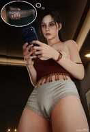 Claire_Redfield, Resident_Evil_2_Remake, TheGoatFaper, blender